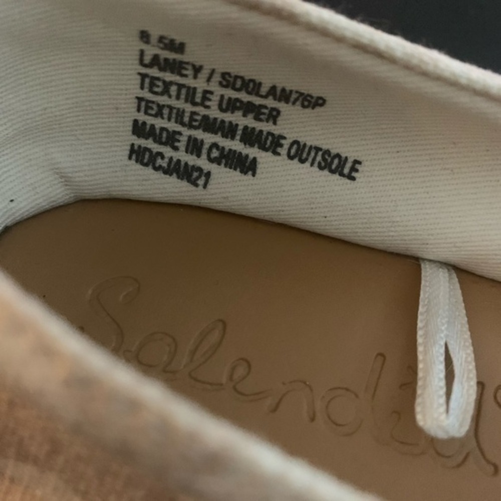 Splendid Cream Cheetah Laney Espadrille Loafers - Picture 7 of 7